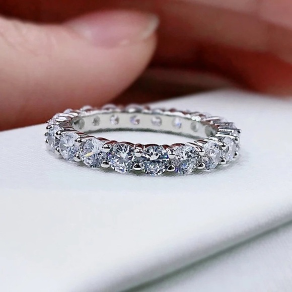 Sterling Silver Eternity Ring - Picture 8 of 9
